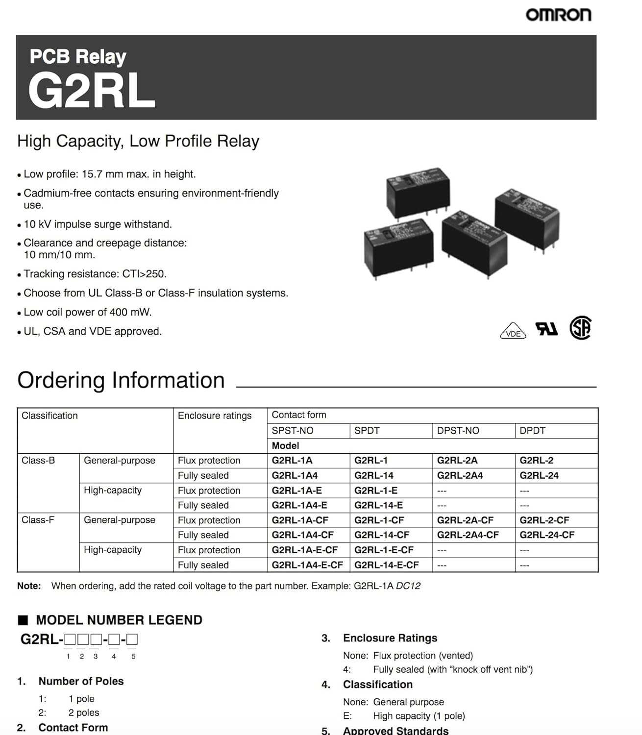 omron-g2rl-datasheet omron-g2rl-datasheet