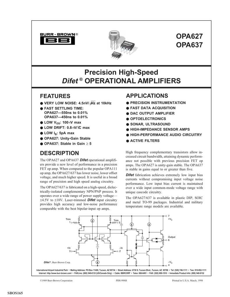 opa637-datasheet
