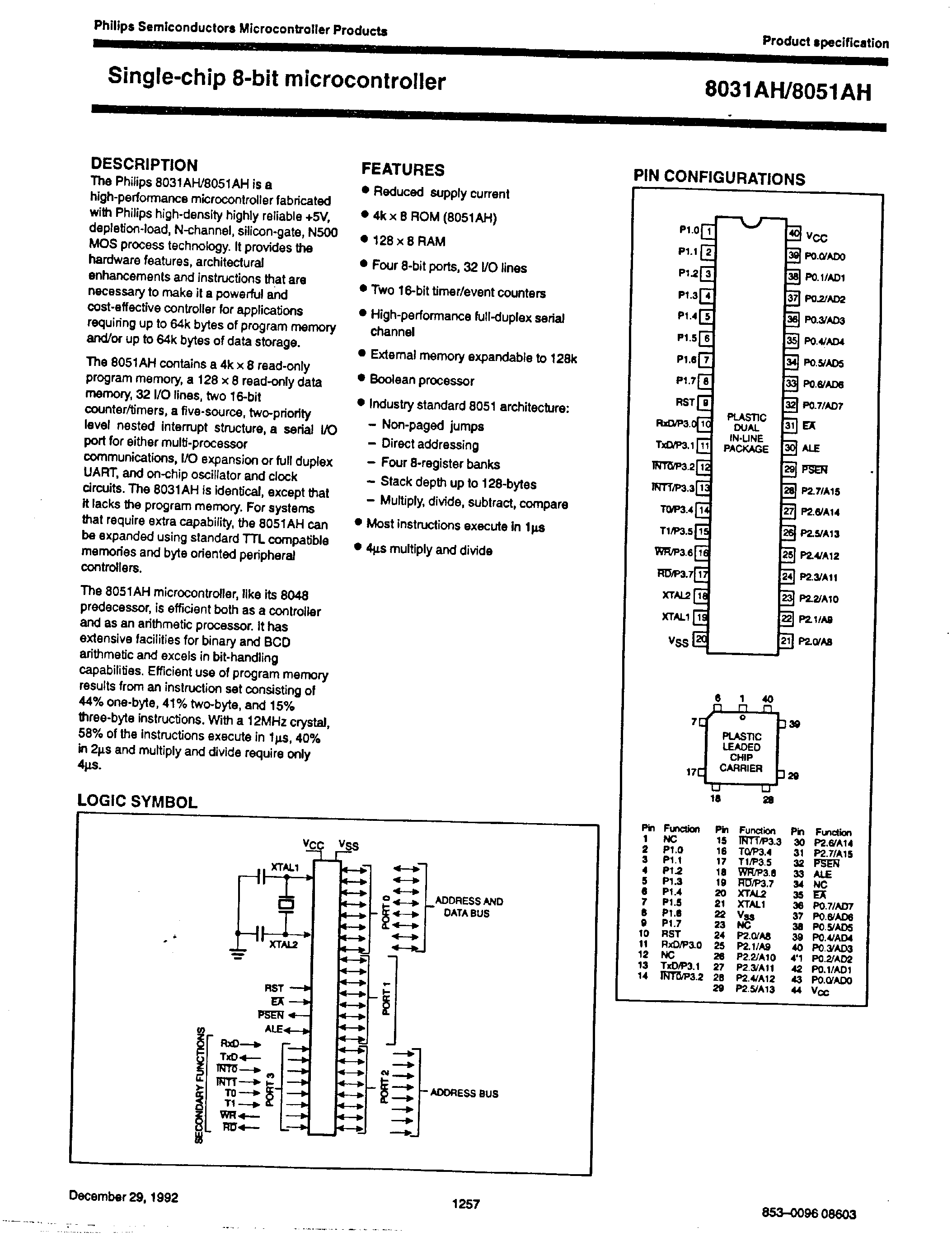 philips-8051-microcontroller-datasheet