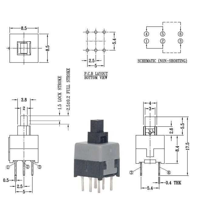 push-button-6-pin-datasheet