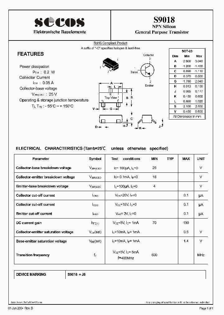 s9018-transistor-datasheet