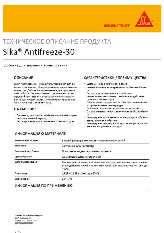 sika-223-datasheet