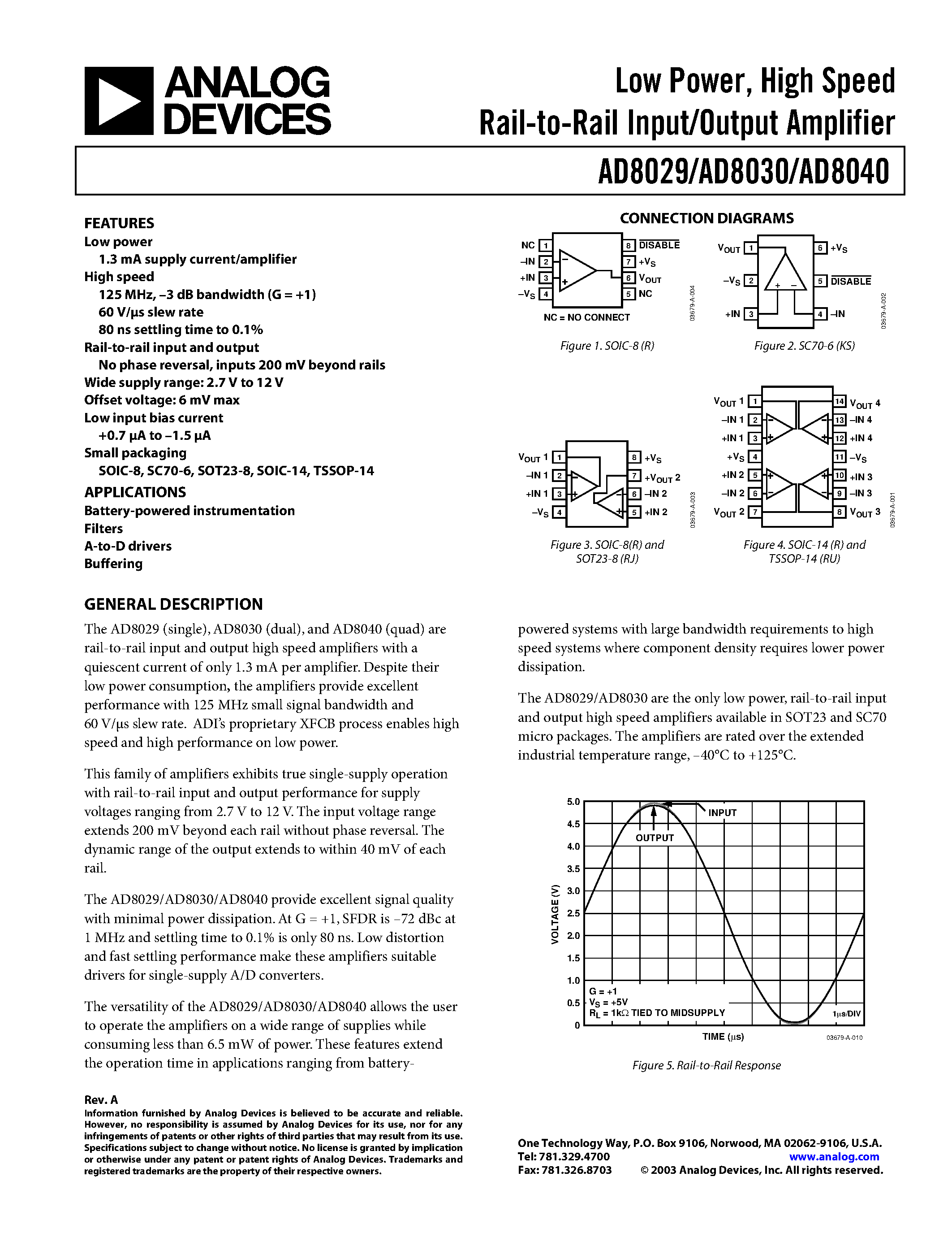 ad8009ar-datasheet