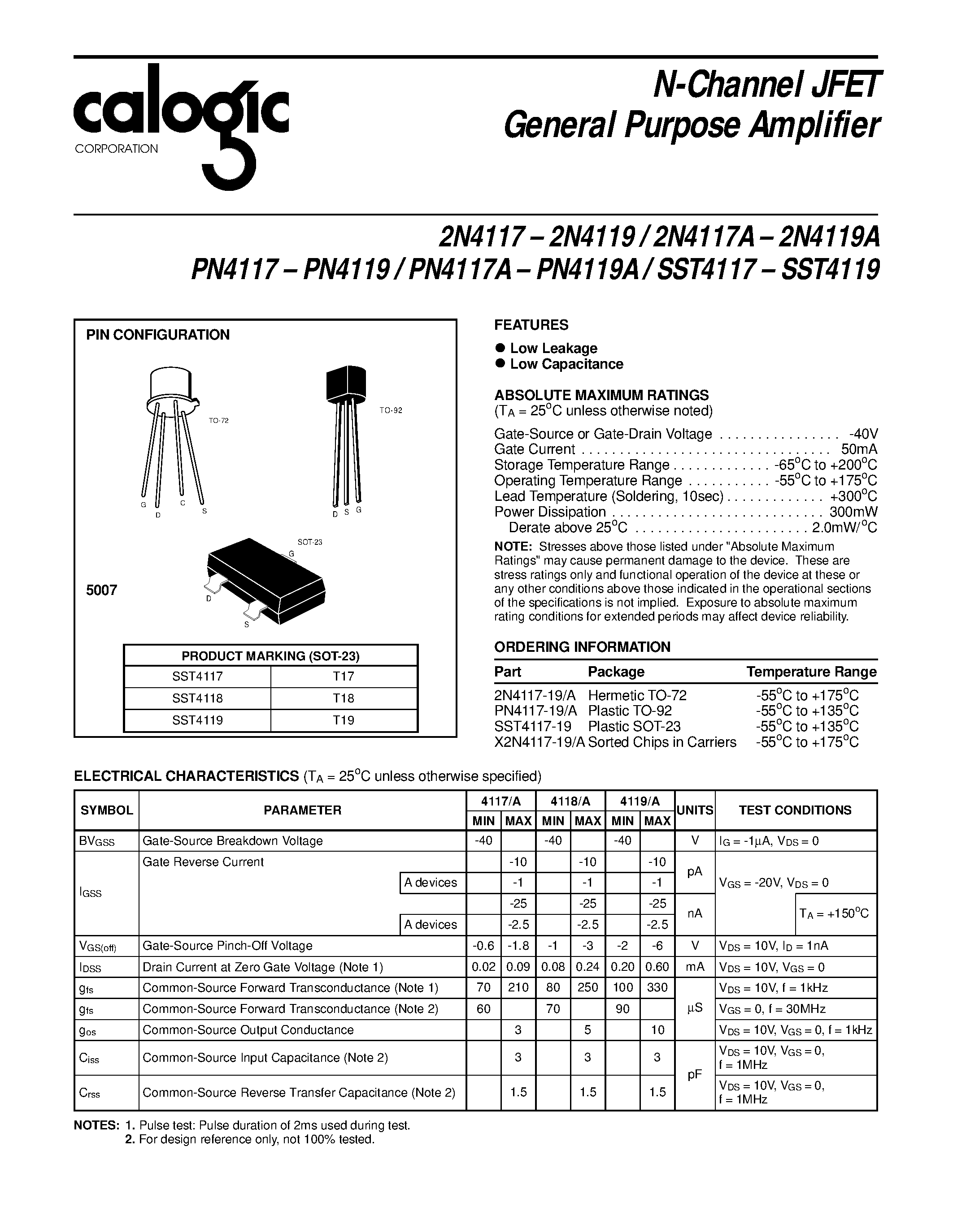 2n5484-jfet-datasheet