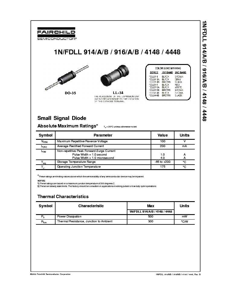 1n4148-signal-diode-datasheet