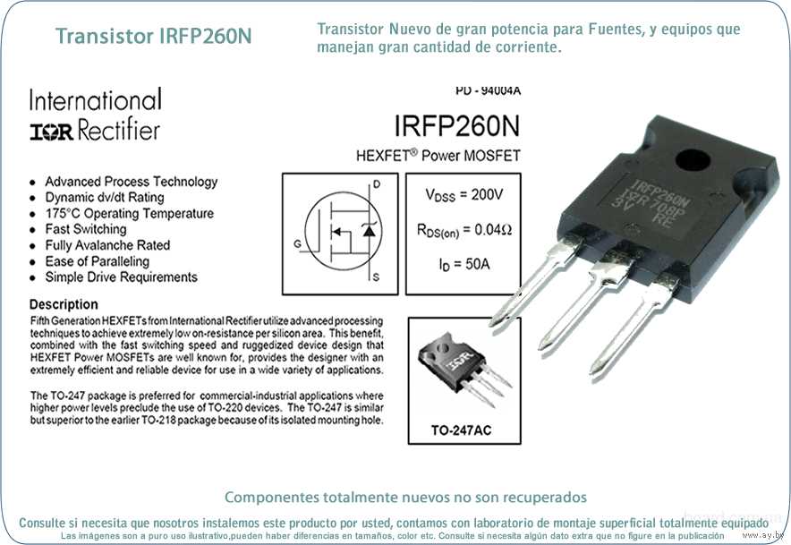 irfp460n-datasheet irfp460n-datasheet