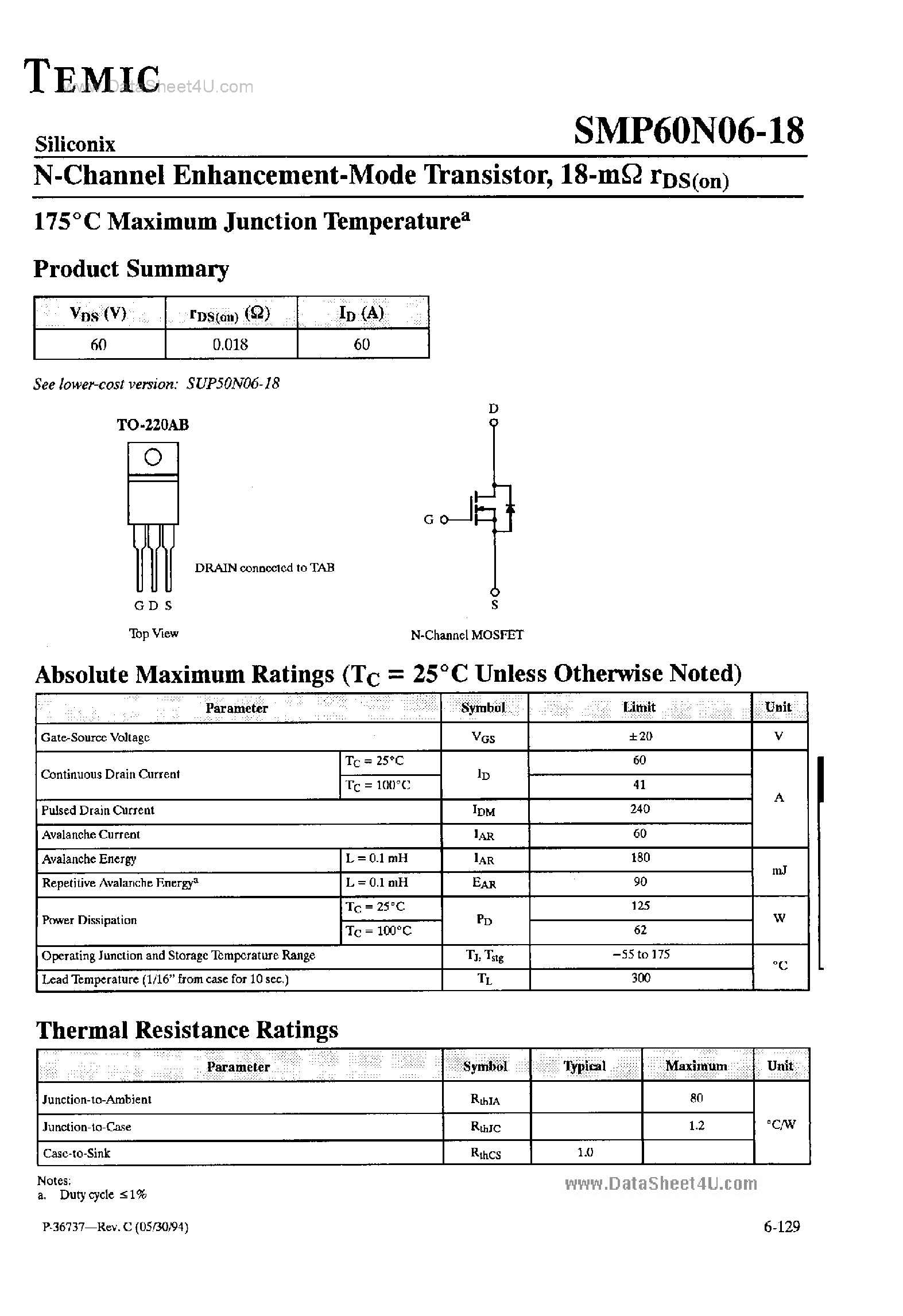 bat18-datasheet