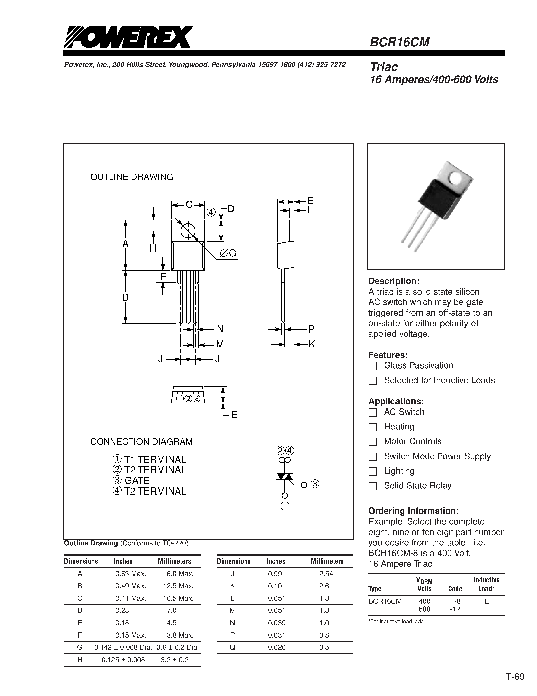 bcr16km-datasheet