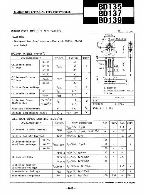 bd139g-datasheet bd139g-datasheet