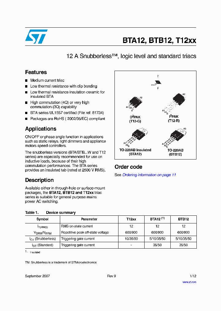 btb06-600t-datasheet