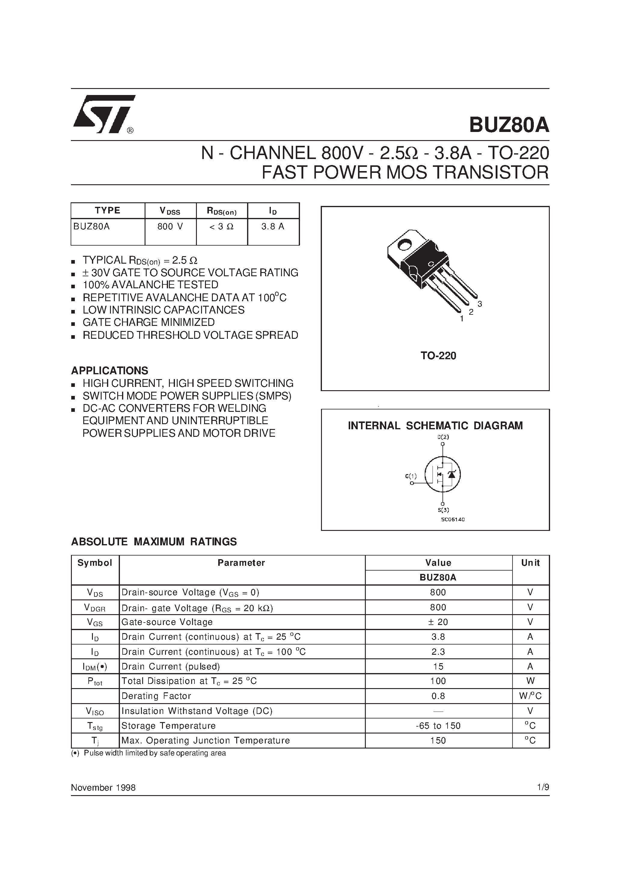 buz78-datasheet