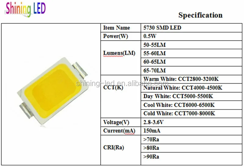 led-5730-smd-datasheet