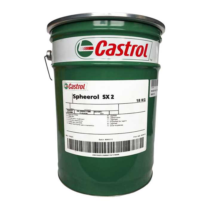 castrol-spheerol-sx2-datasheet