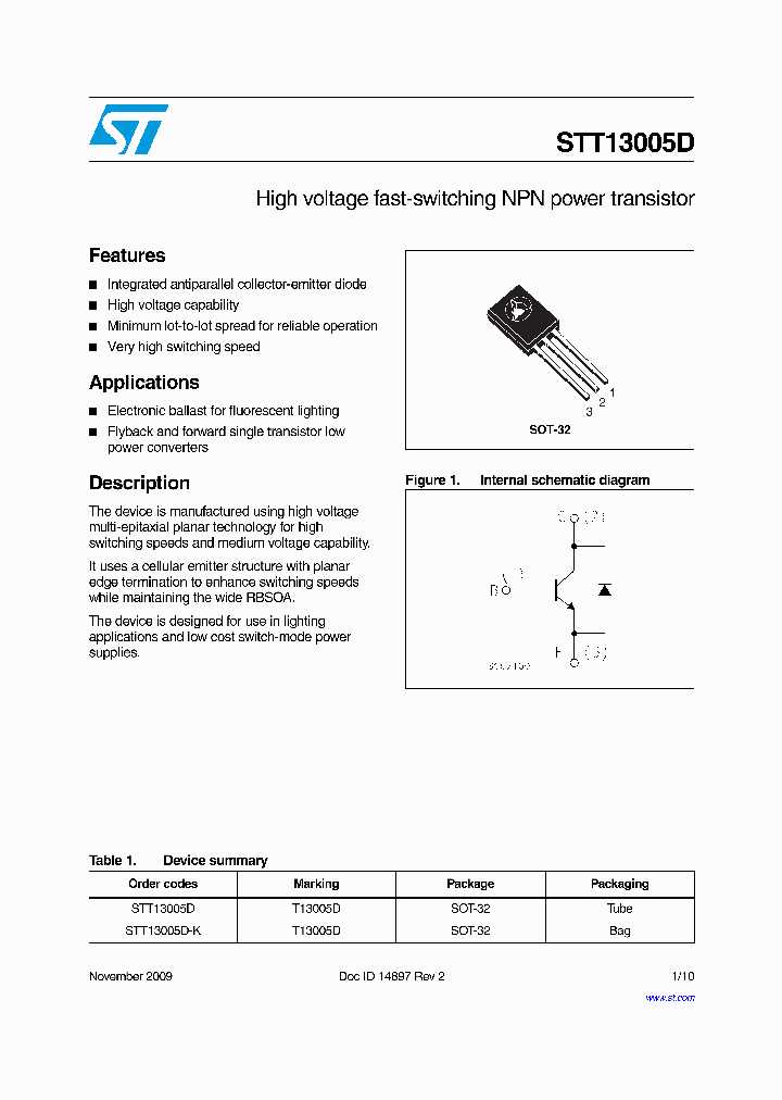 d13005-datasheet