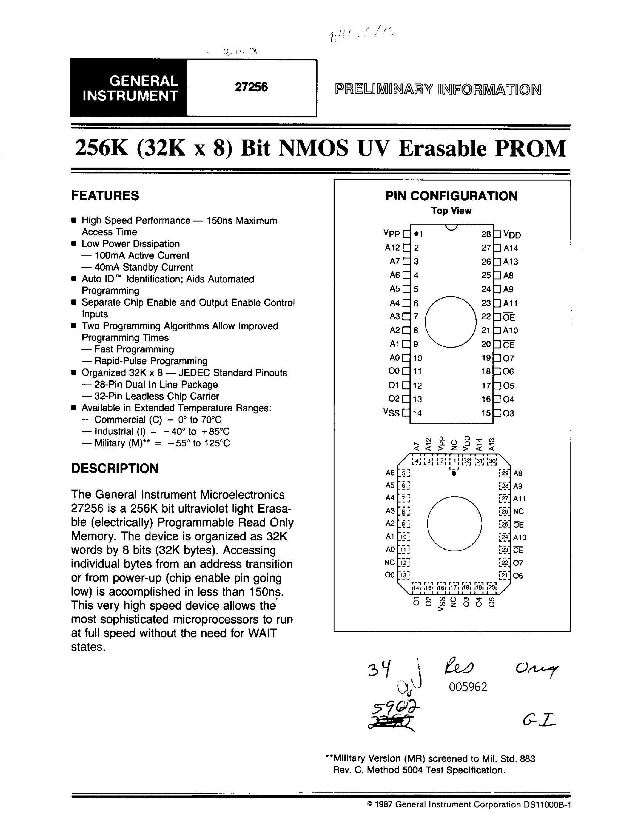 d27256-datasheet