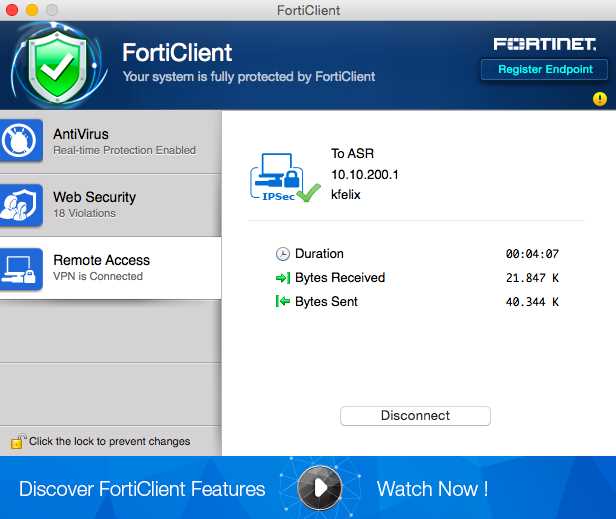 datasheet-forticlient