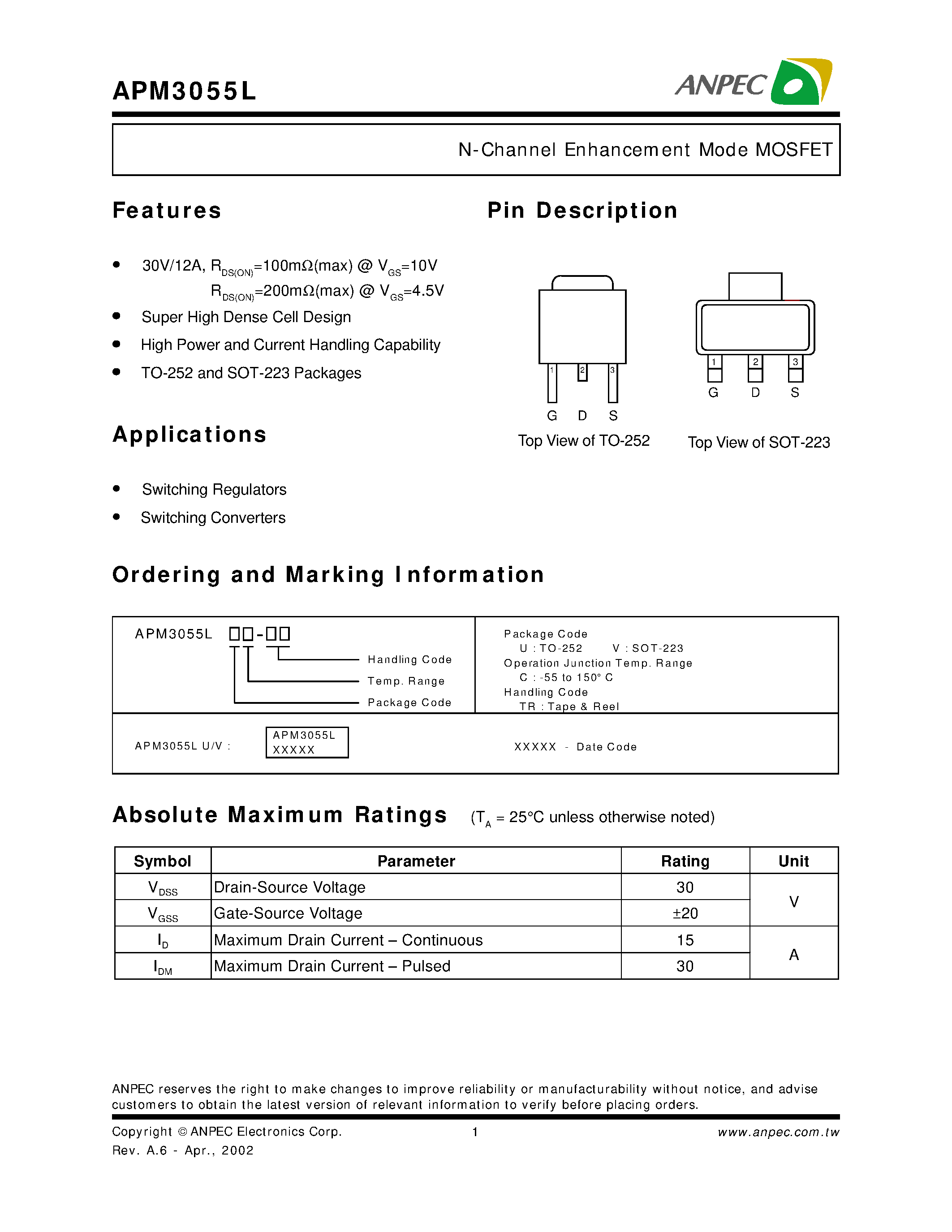 ndt3055l-datasheet