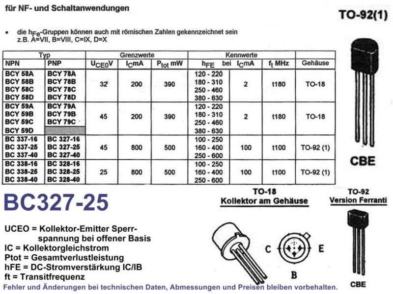 bcy59-datasheet