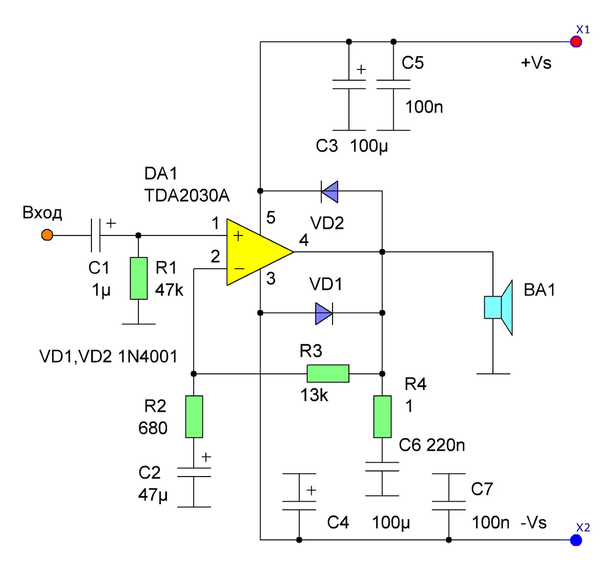 100w-tda2030-datasheet