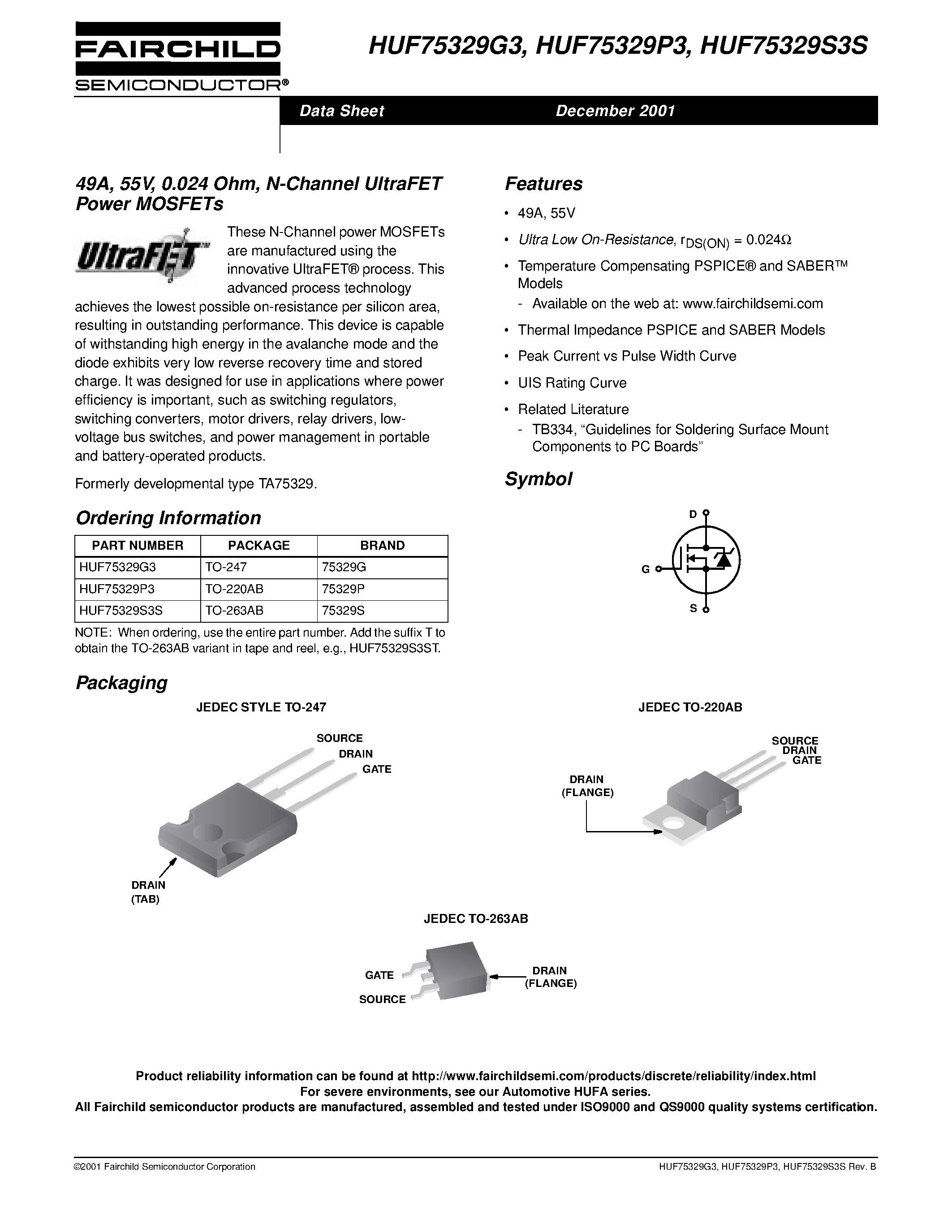 fairchild-mosfet-datasheet