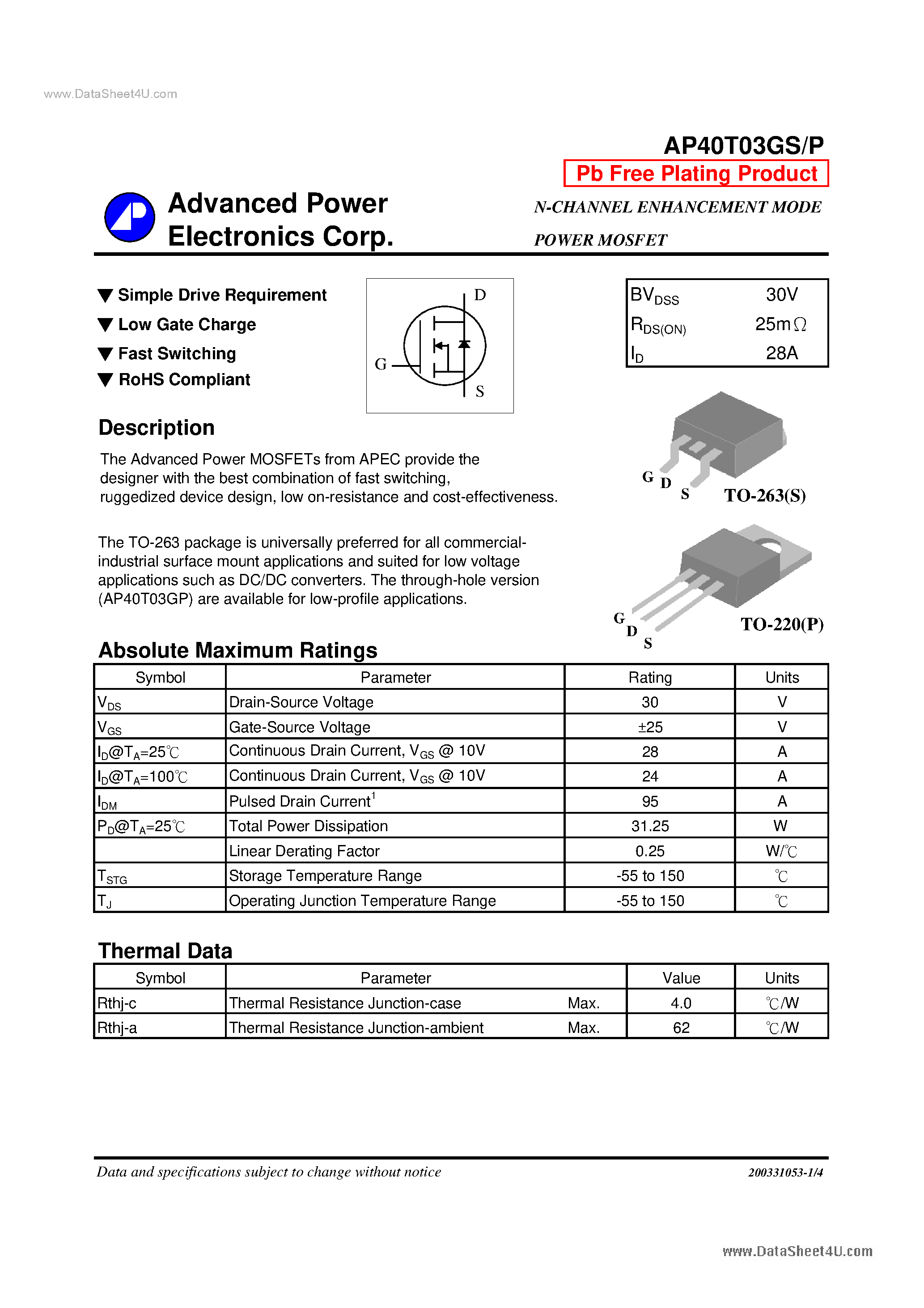 fep30gp-datasheet