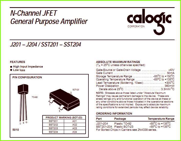 2n5484-jfet-datasheet