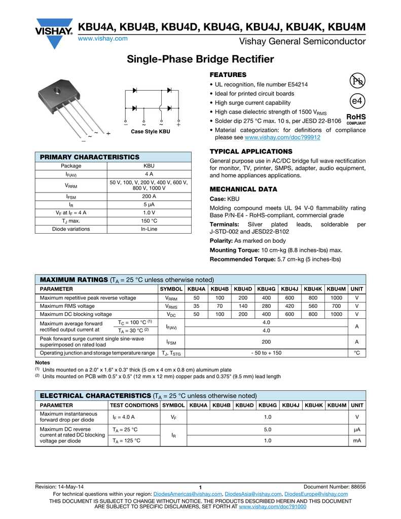 kbu8k-bridge-rectifier-datasheet