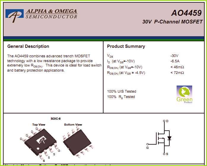 ao4406a-datasheet