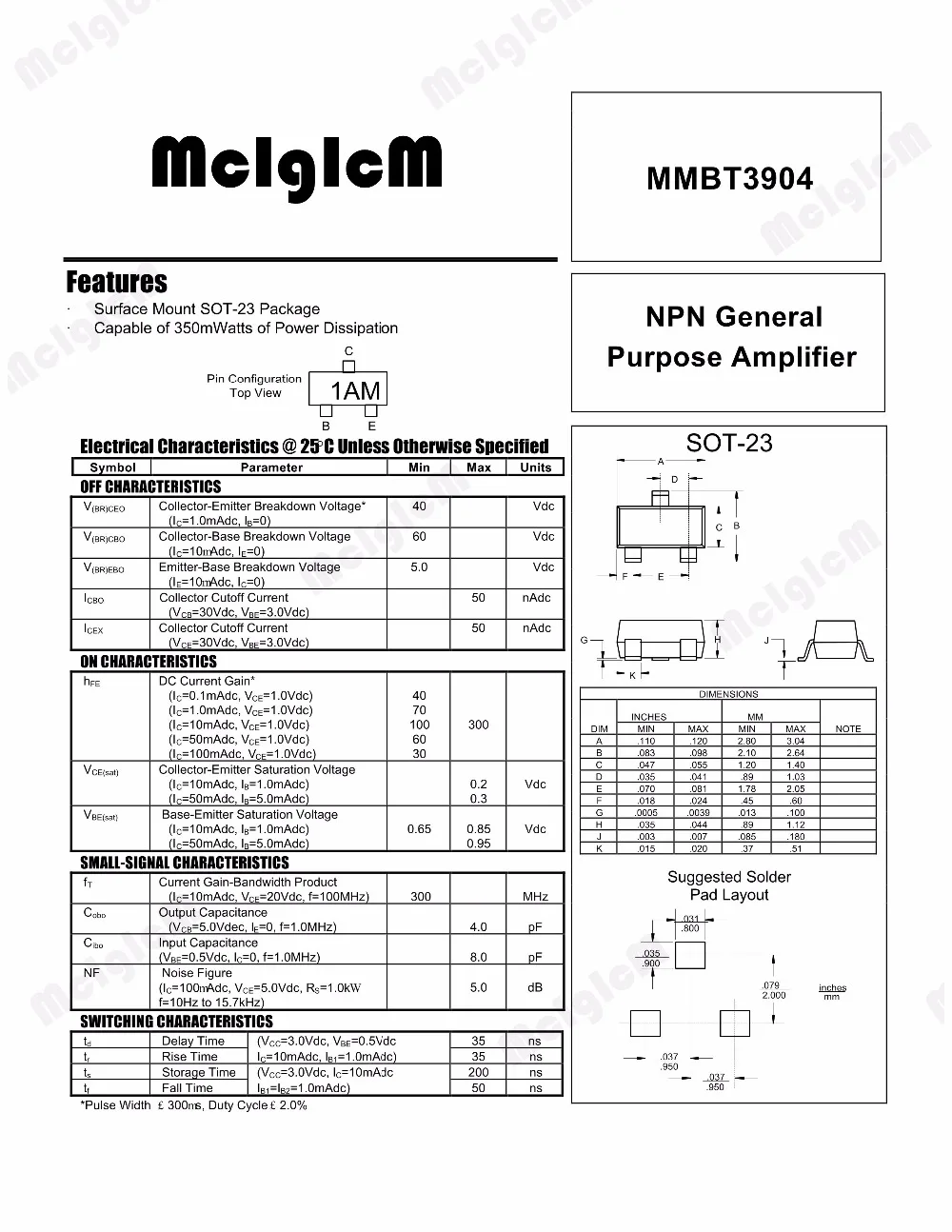 mmbt3904-7-f-datasheet