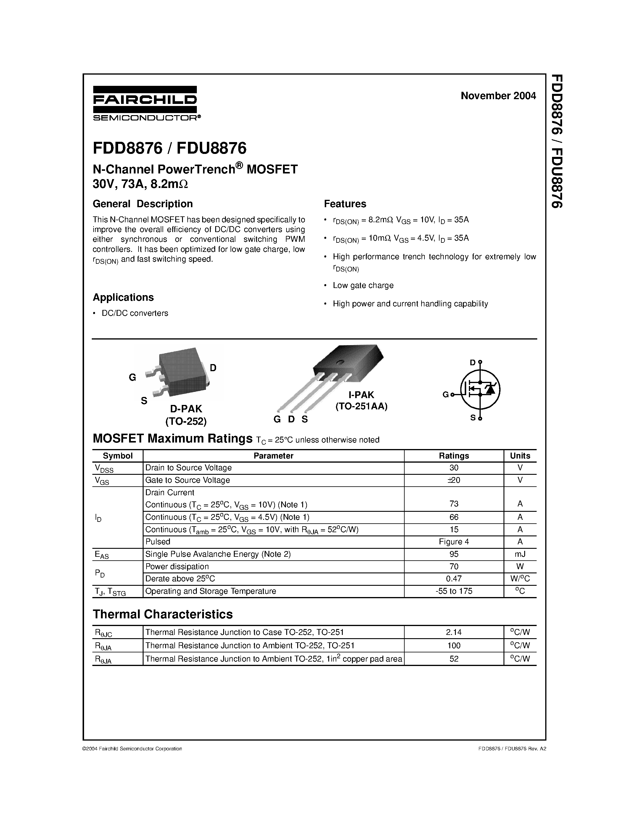 fairchild-mosfet-datasheet