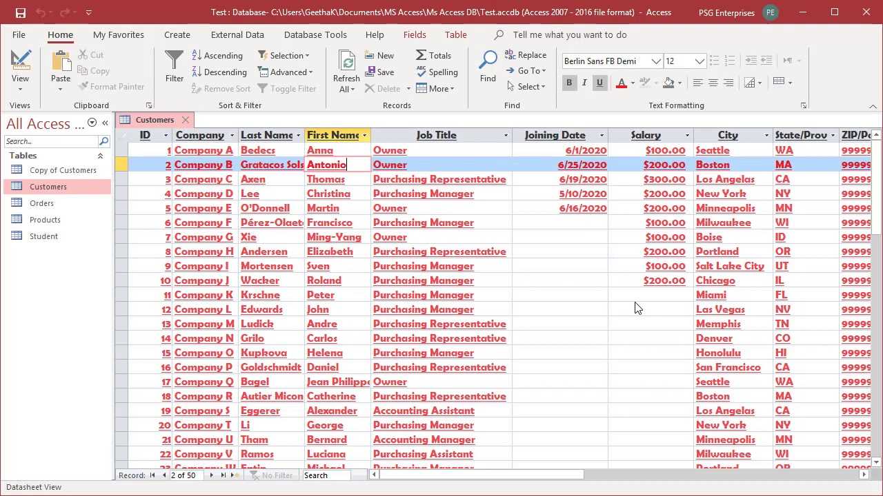 datasheet-view-in-ms-access