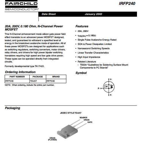 irf240-datasheet