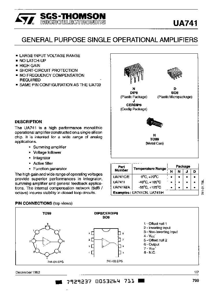 ka741-datasheet ka741-datasheet