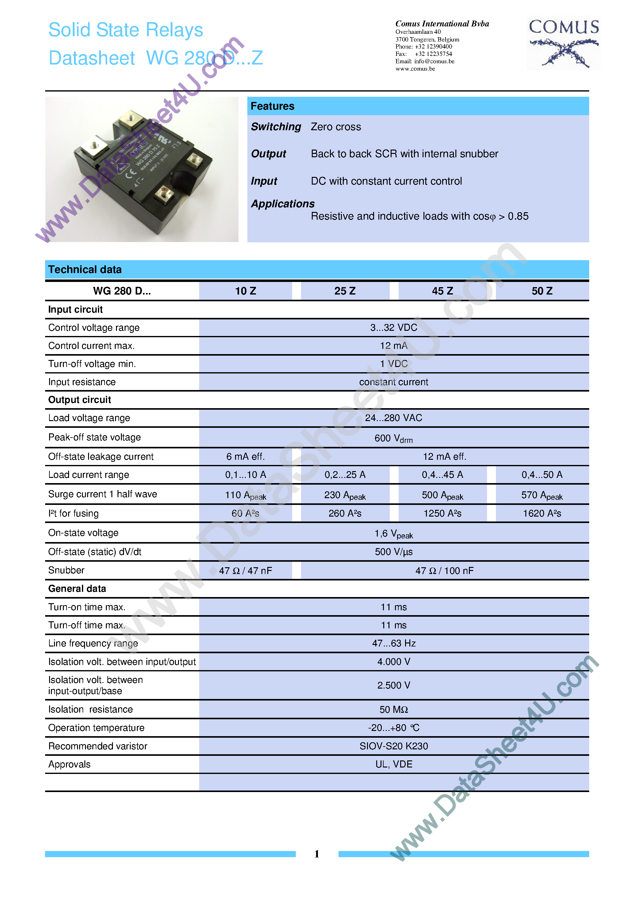 frl-264-relay-datasheet