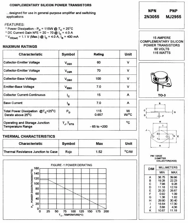 2n3055g-datasheet 2n3055g-datasheet