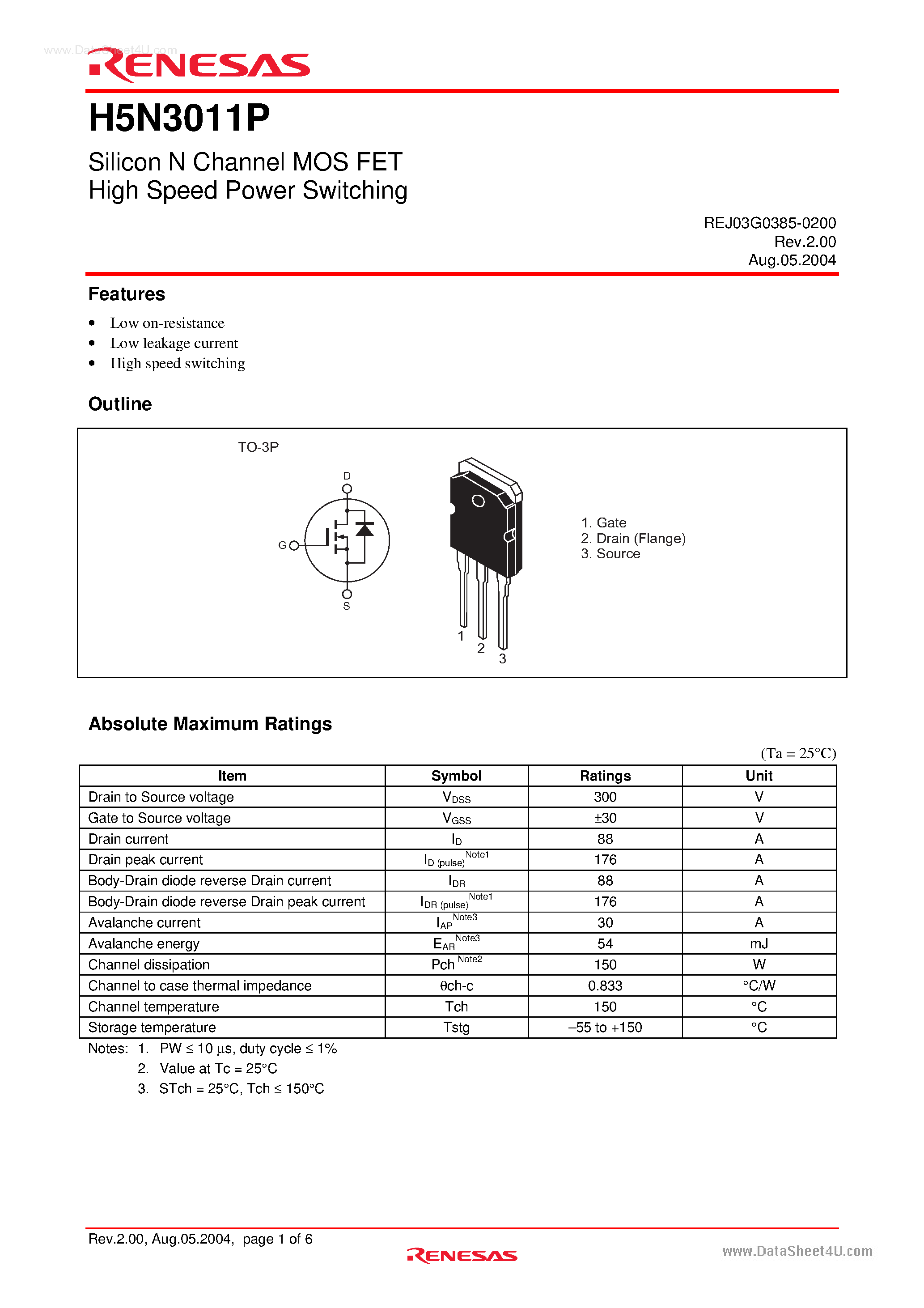 mn3011-datasheet