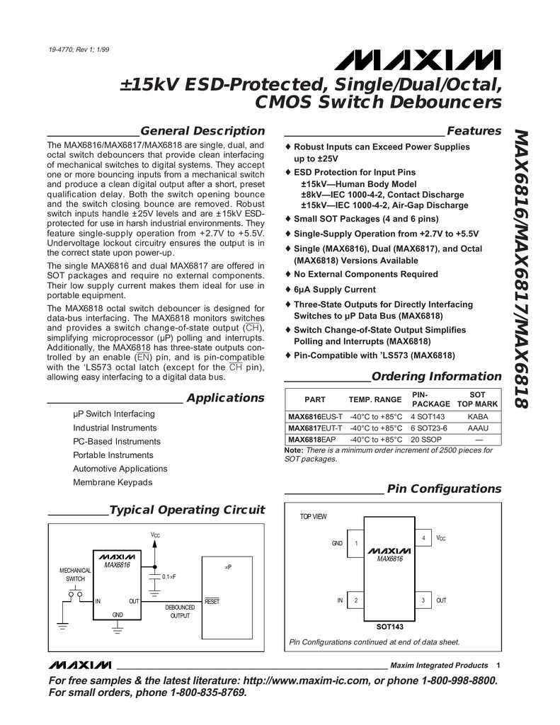 max6818-datasheet