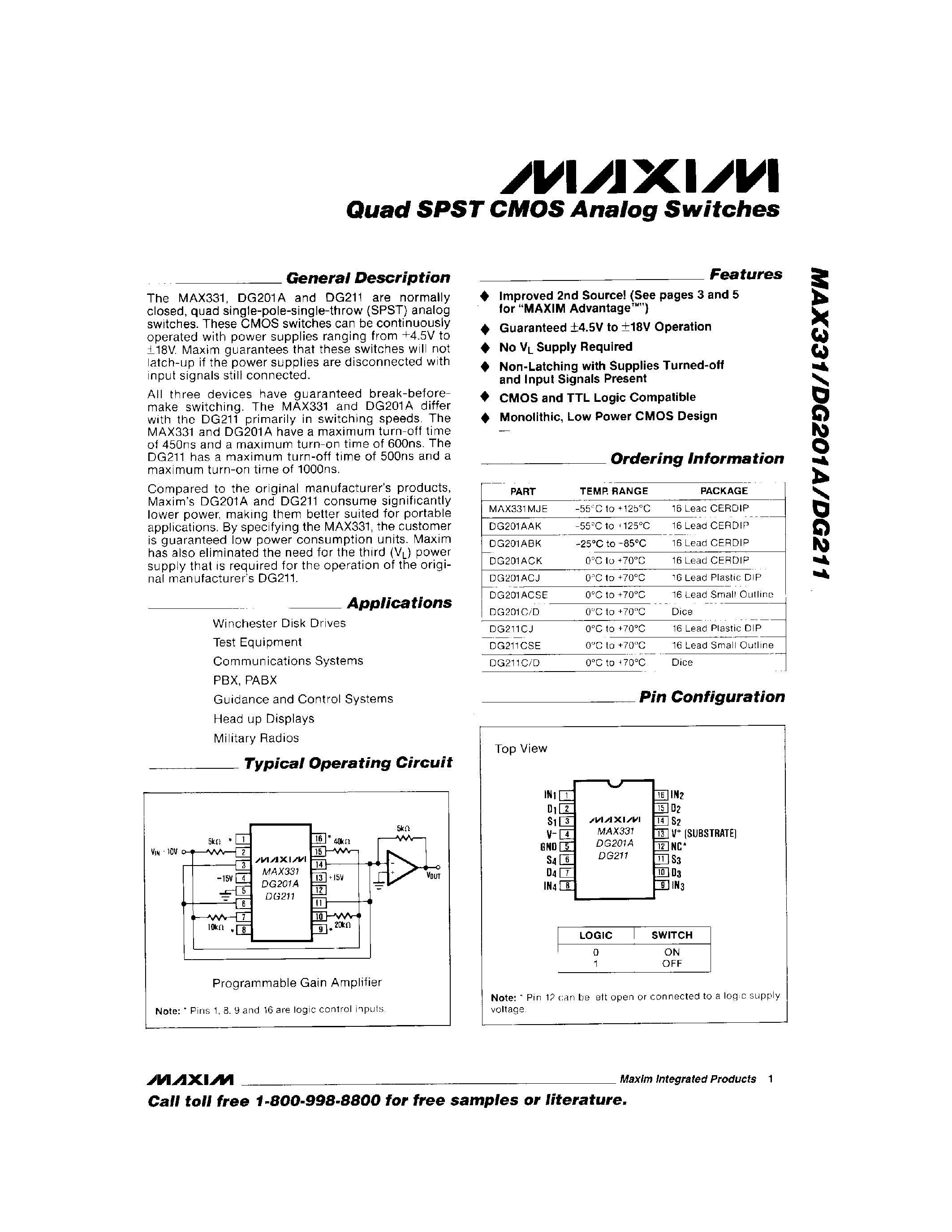 dg211cj-datasheet