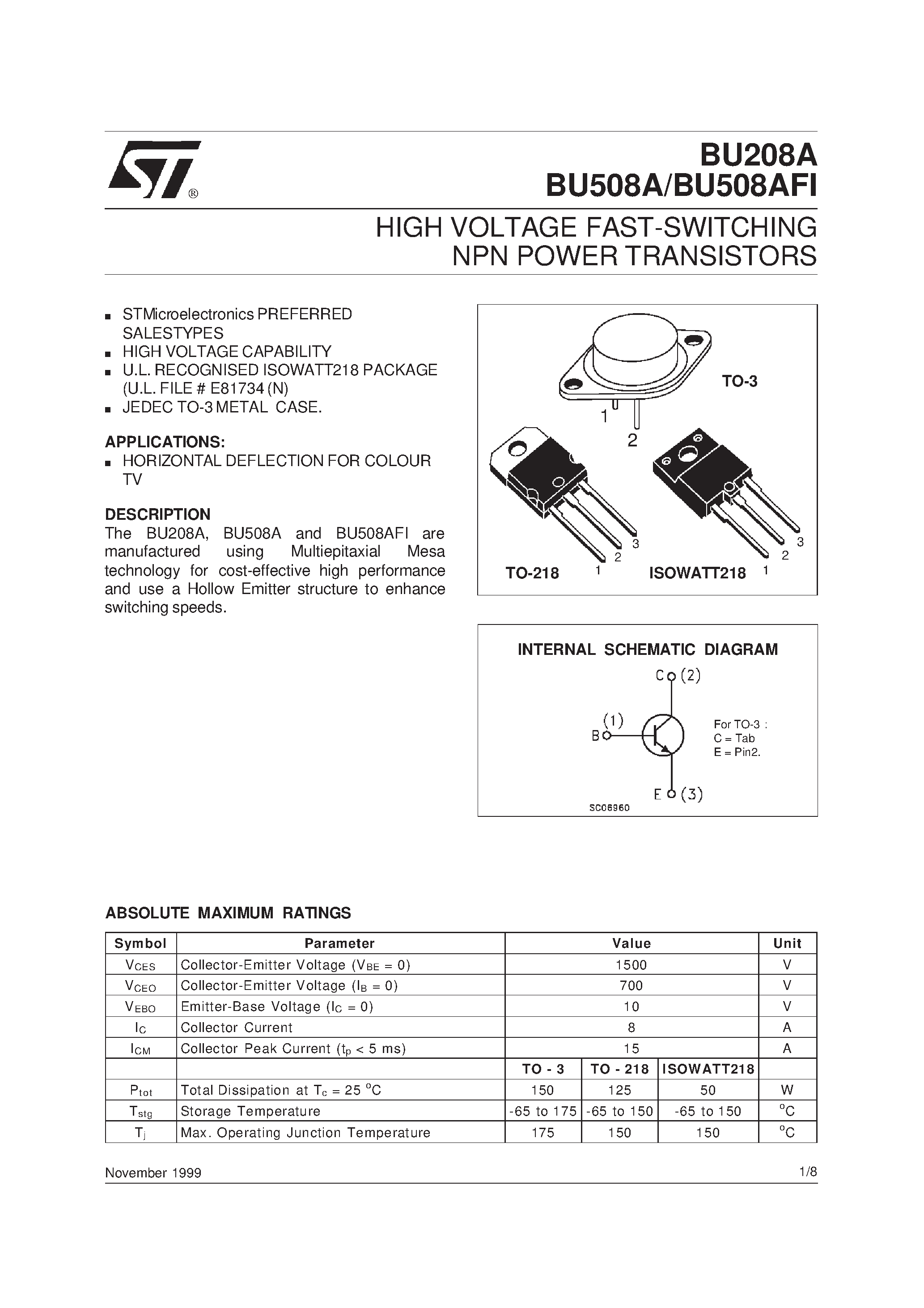 bu208a-datasheet