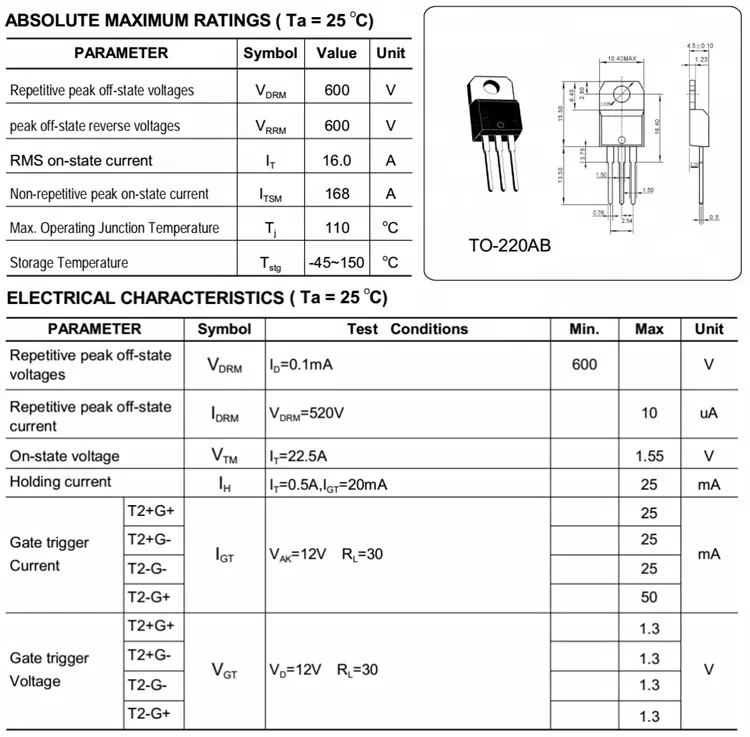 bta08-600c-datasheet