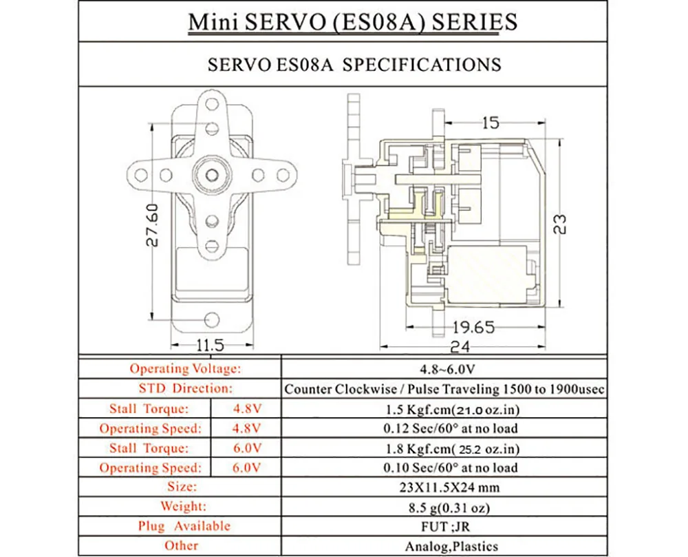 es08ma-ii-servo-datasheet