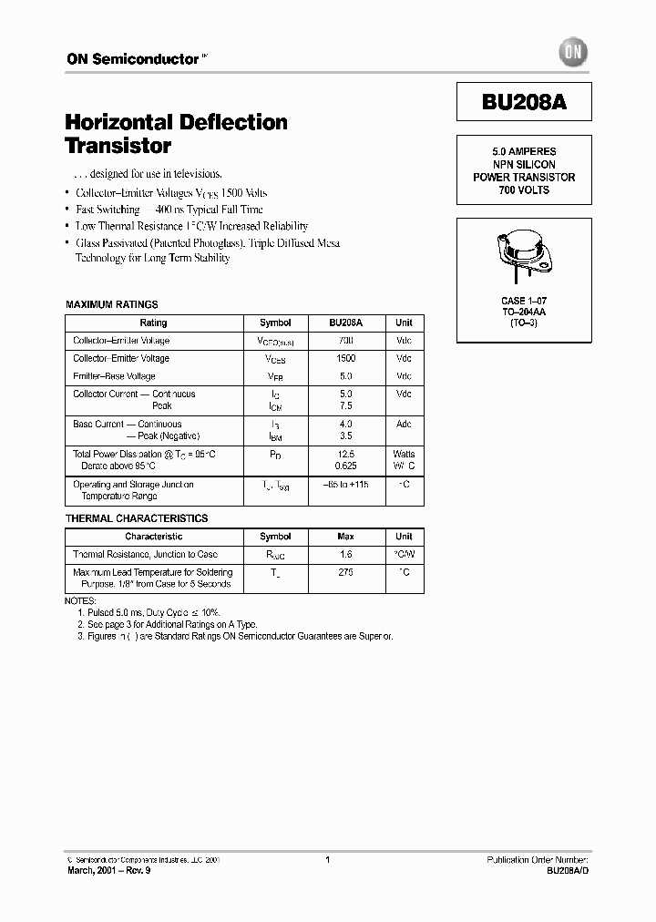 bu208a-datasheet