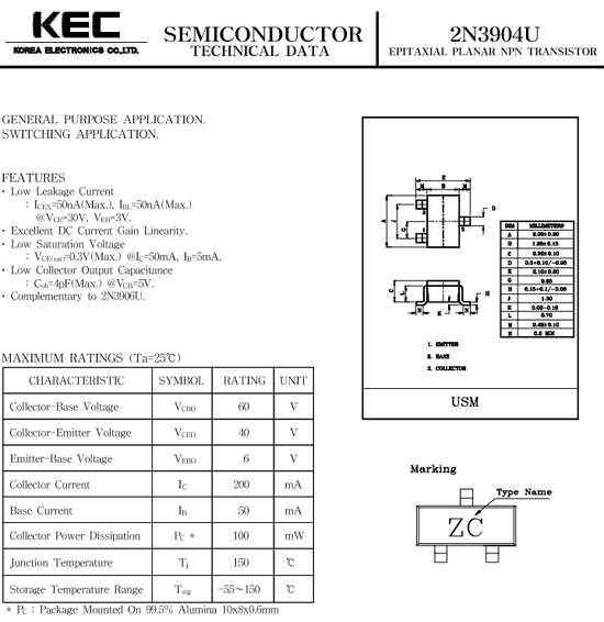 2n3904-bjt-transistor-datasheet