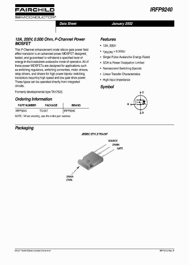 irfp9140-datasheet