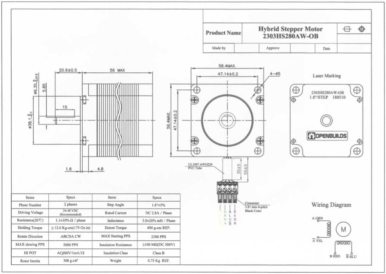 stepper-motor-nema-23-datasheet