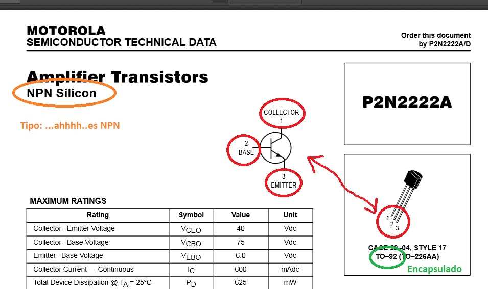 2n2222-datasheet-motorola