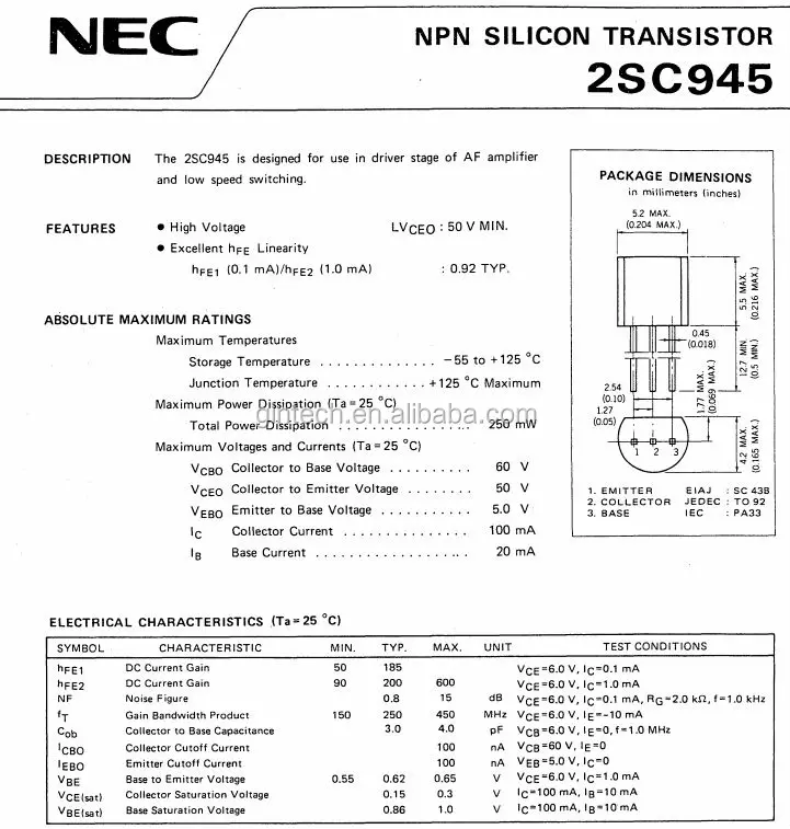 2sc1675-datasheet