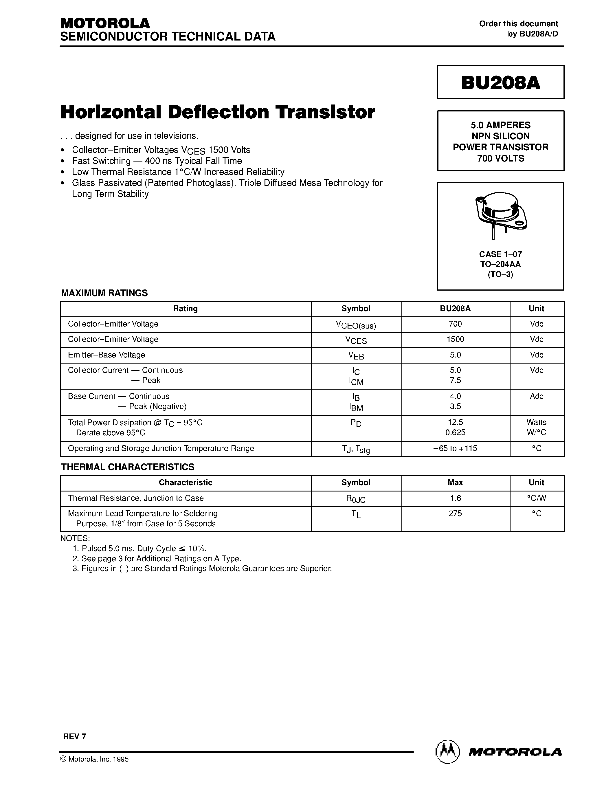 bu208a-datasheet