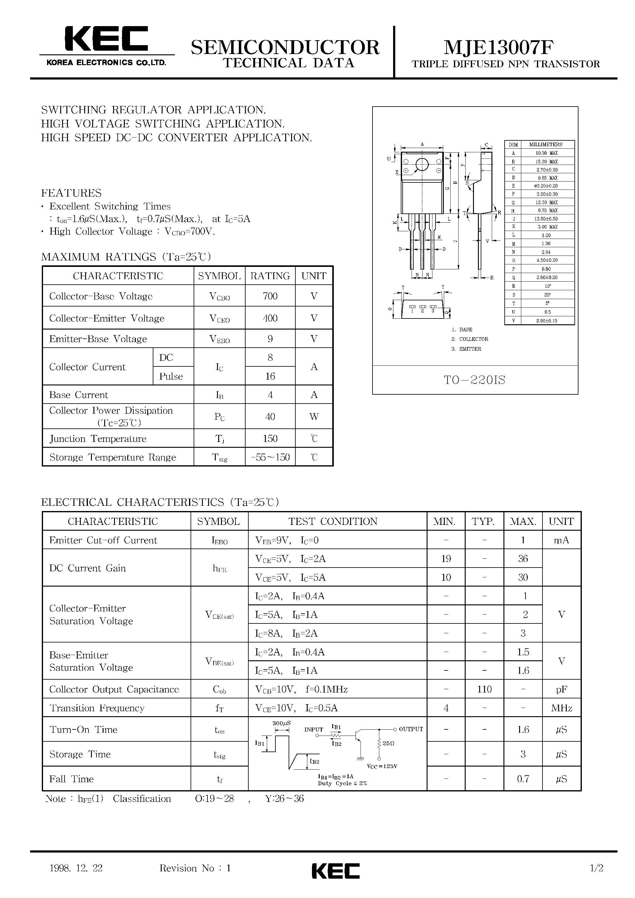 13007-datasheet