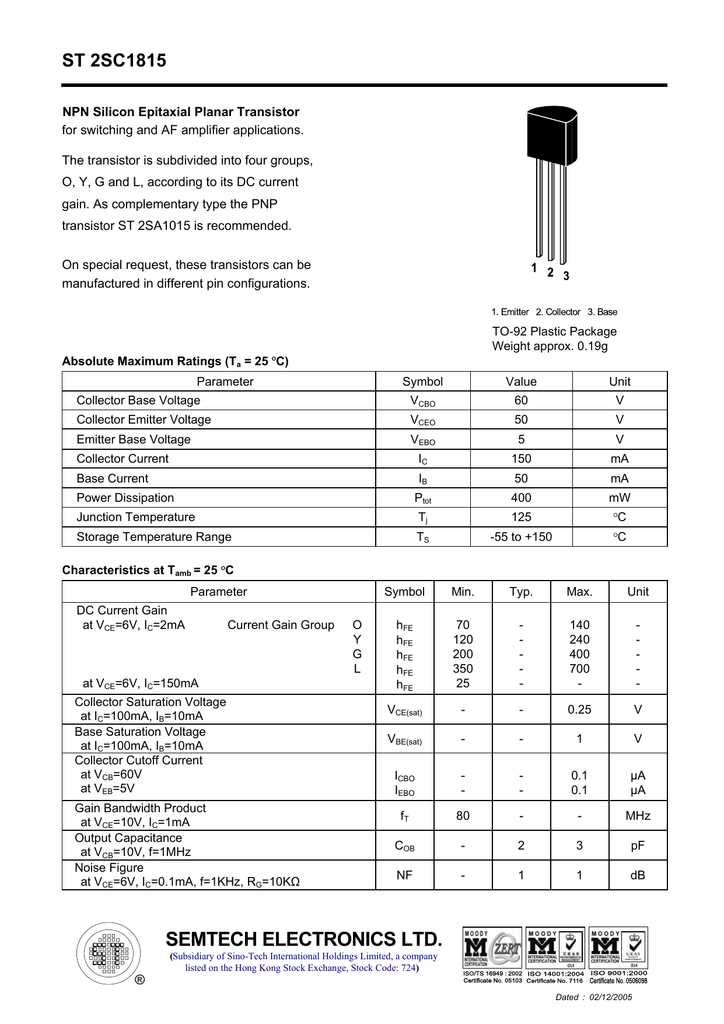 2sc4617-datasheet